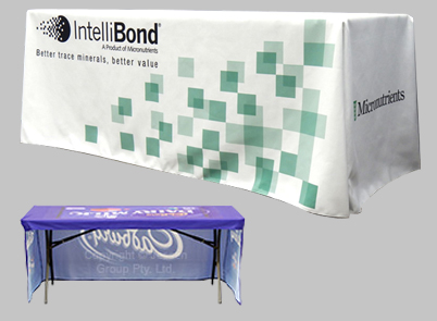3 Sided Printed Table Cover