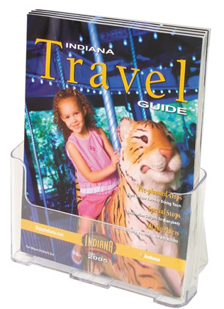 Acrylic Brochure Holder  Single Tier