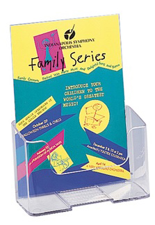A5 Acrylic Brochure Holder Single Tier