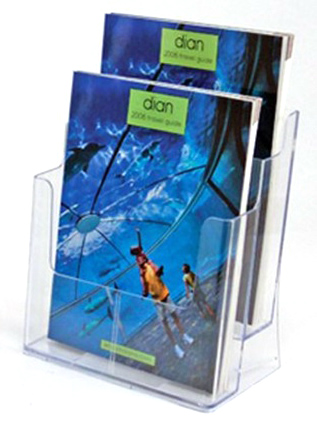 Acrylic Brochure Holder Two Tiers