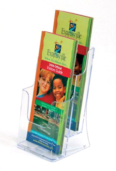 A5 Acrylic Brochure Holder Two Tiers